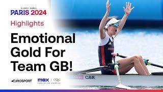 ROWING DOMINATION! | Great Britain win rowing gold | Women’s Lightweight Double Sculls #Paris2024