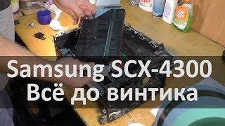 Samsung SCX-4300 — замена линейки сканера, чистка блока лазера и др.