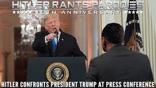 Hitler confronts President Trump at press conference