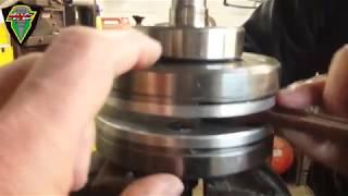 Crank truing MZ ETZ 250 racing engine