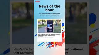 Breaking News: Here's the thing Apple gets right about platforms that Samsung would be #samsung
