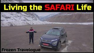 I took the Tata Safari to Atal Tunnel & Beyond for a frozen winter trip || Diesel Automatic XZA+