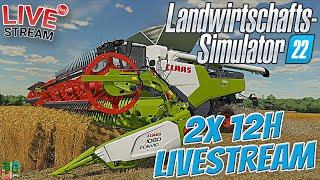 LS22 LIVE: Der HYPE beginnt! - 2x 12 STUNDEN LIVESTREAM [PC]│Landwirtschafts Simulator 22 - FS22