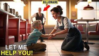 Billionaire Dad Watches Waitress Hold His Disabled Son - Then Changes Her Life Forever!
