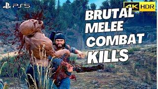 DAYS GONE MOST BRUTAL MELEE WEAPON KILLS / 4K ULTRAHD