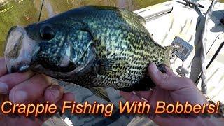 Crappie Fishing With Bobbers – Catching Crappie With A Jig And Bobber…