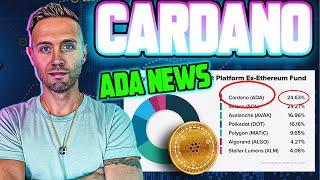 CARDANO NEWS! ADA #1 on Grayscale Smart Contract Platform Fund