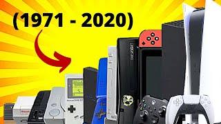 Evolución de las CONSOLAS DE VIDEOJUEGOS en 3 minutos (1971 – 2020)PS5,XBOX,PS3,PS4,SWITCH