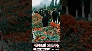 Похороны на аллее шахидов в Баку. 1990 год