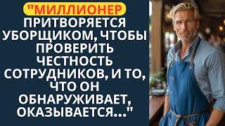 Миллионер притворяется работником, чтобы проверить честность сотрудников...