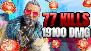 Ballistic 77 Kills & 19,100 Damage Gameplay Wins - Apex Legends (No Commentary)