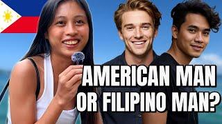 Filipino Men vs. American Men – Who Do Filipinas Prefer? | Street Interview in Cebu, Philippines