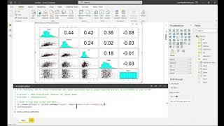 Using R script visuals in Power BI