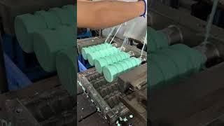 Mint Green Silicone Water bottle Production Process #silicone #oem #factory #amazon #waterbottle