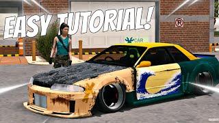 Nissan R32 Drift Missile Livery Tutorial | Cp Legends R32 Design | Car Parking Multiplayer