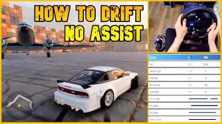 How to Drift on Wheel - CarX Drift Racing [Settings, Tune, Initiation. PART 1/2]