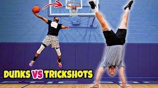 TRICKSHOT HORSE: DUNKS vs TRICKSHOTS w/ Chris Staples