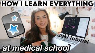 IN DEPTH ANKI TUTORIAL | from hating to loving flashcards & how I memorise everything at med school!