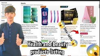 Health and beauty products listing in Shopify store|Class five|Shopify store design|e commerce#full