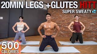 SUPER SWEATY LEGS & GLUTE WORKOUT - 20MIN HIIT