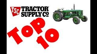 Tractor Supply Top 10 (Tools & More)