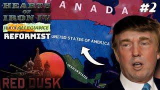 Donald Trump ERASES Poverty In America! Hoi4 - Red Dusk, USA (Reformist) #2