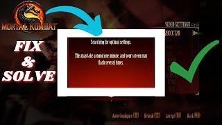 FIX & SOLVE PROBLEM Mortal Kombat Komplete Edition - Mortal Kombat - Search for optional settings