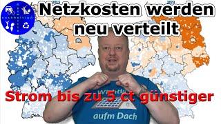 Netzkosten werden ab 2025 neu verteilt - Strompreis sinkt regional um bis zu 5 ct