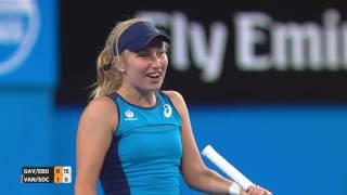 Dasha socks it to Jack - Mastercard Hopman Cup