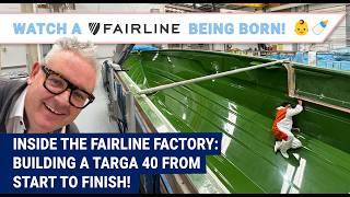 See a Fairline Targa 40 being born! A factory tour of the Targa 40 line.