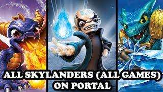 ALL 181 SKYLANDERS ON PORTAL (ALL GAMES) IN SKYLANDERS IMAGINATORS!