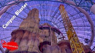 Canyon Blaster Indoor Coaster [4K-60 POV] Adventuredome, Circus Circus, Las Vegas