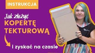 Jak złożyć kopertę tekturową | Kartony24.eu