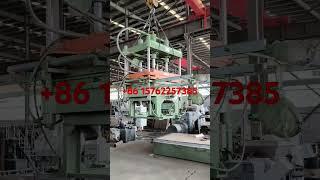 Loaded the two working layers rubber floor tiles vulcanizing press for my Kyrgyzstan customer