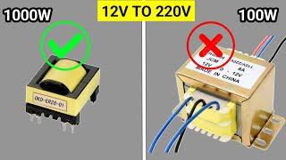 How To Make 12V TO 220V inverter Circuit | 1000W inverter Circuit