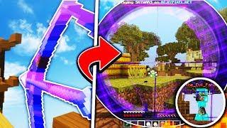 Sniper Bow Texture Pack Challenge! (Minecraft Skywars)