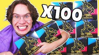 Opening 100 Pokemon Crown Zenith Booster Packs!