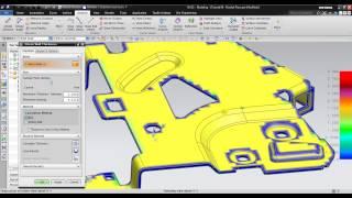 NX Progressive Die Wizard (NX PDW) : Part Analyze Formability - Partial Unforming