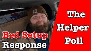 Backseat Bed Setup THE HELPER POLL (response) - RV Transport