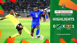 Uganda  Tanzania   | Highlights - #TotalEnergiesAFCONQ2023 - MD4 Group F