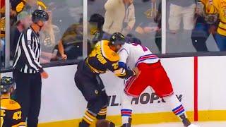 Mark Kastelic vs Victor Mancini, Brennan Othmann vs Parker Wotherspoon Fight | Rangers vs Bruins