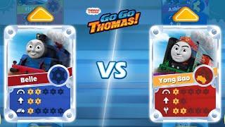 Thomas & Friends: Go Go Thomas  BELLE Vs YONG BAO, ROARING FALLS & FRANTIC FORTRESS Maps! 