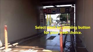 Paying for automatic car wash with Visa, MasterCard, Bonus Wash & Fleet Wash Cards