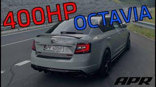 400HP SKODA OCTAVIA RS230 - 0-200km/h (APR STAGE 3)