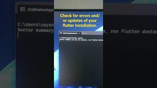 flutter doctor #flutter #coding #android #flutterdev