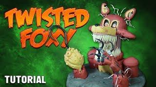 TWISTED FOXY | FNAF : The Twisted Ones | Cold Porcelain / Polymer Clay Tutorial