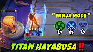 HAYABUSA TITAN MODE BRUTAL TRICK || PERFECT STRATEGY COMBO‼️ LING 2 META NOW