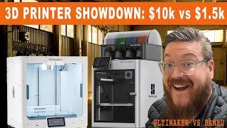 Is a $10k 3D Printer REALLY Worth It? Ultimaker S5 vs. Bambu X1 Carbon