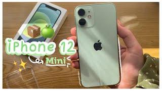 UNBOXING IPhone 12 mini Green + Accessories  | NaomiStf