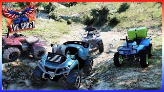 GTA RP - CANAM XMR HONDA RECON AND GRILLY FOURWHEERLERS GO OFFROADING!